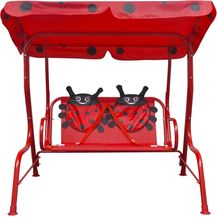 Bild für vidaXL Kinder-Hollywoodschaukel Rot 41840