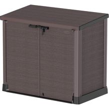 Bild für Duramax Cedargrain StoreAway 1200L Gartenhaus aus Kunststoff / flacher Deckel