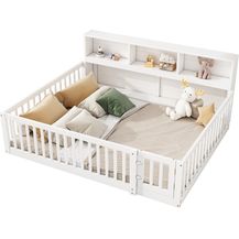 Bild für Kinderbett mit Lattenrost und Zaun