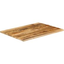 Bild für vidaXL Tischplatte 100x80x2,5 cm Baumkante Massivholz Raues Mangoholz 370364