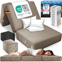 Bild für KESSER® Klappmatratze Gästematratze 3-fach Faltmatratze faltbar zum Sitzhocker 