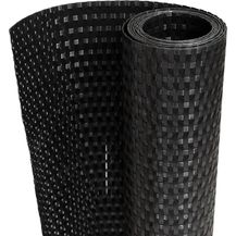 Bild für vidaXL Balkon-Sichtschutz Schwarz 400x80 cm Poly Rattan 156298