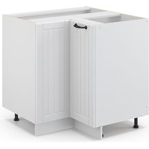 Bild für Eckunterschrank Fame-Line Weiß Landhaus 80.5 cm ohne Arbeitsplatte Vicco