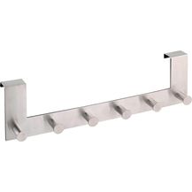 Bild für Türgarderobe mit 6 Haken edelstahl silber