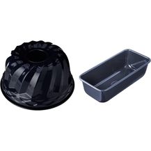 Bild für Dr. Oetker Guglhupf Backform Ø 24 cm Back-Liebe Emaille 24er Gugelhupfform in Dunkelblau & 2367 Kastenform 25 cm