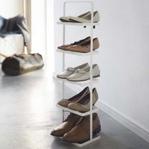 Bild für Yamazaki Schuhregal "Tower" aus Metall 22x77x14cm für 5 Paar Schuhe platzsparend klein