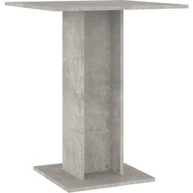 Bild für vidaXL Bistrotisch Betongrau 60x60x75 cm Holzwerkstoff 802106