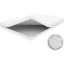 Bild für Crownmiller Microfaser Ersatz Matratzenbezug, 60°C waschbar, 4-seitiger Reißverschluss 180x200 cm, 6 cm (Topper von 5-8cm)