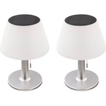 Bild für 2er Set LED Solar Tischleuchte