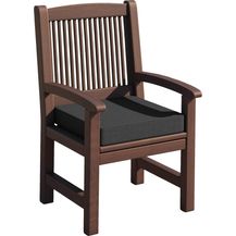 Bild für sunnypillow Bankauflage Stuhlkissen mit abnehmbarem Bezug Bankkissen Bankpolster Polsterauflage Auflage für Gartenbank viele Farben und Größen zur Auswahl (45 x 45 x 5 cm, Anthrazit)