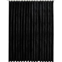 Bild für vidaXL Verdunkelungsvorhang mit Haken Samt Schwarz 290 x 245 cm 134495