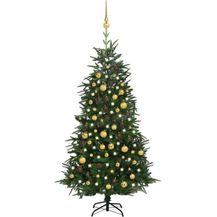 Bild für vidaXL Künstlicher Weihnachtsbaum mit LEDs & Kugeln