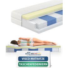 Bild für AM Qualitätsmatratzen 'Visco-Taschenfederkernmatratze'