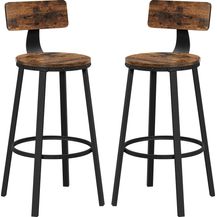 Bild für Vasagle 2er-Set Barhocker mit stabilem Metallgestell