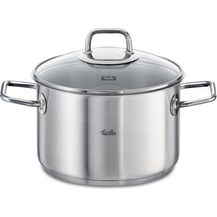 Bild für Fissler viseo Kochtopf Induktion mit Glasdeckel Edelstahl 24 cm Ø 5,7 L