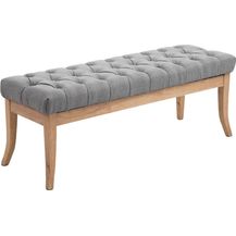 Bild für CLP Sitzbank Ramses Stoff antik-hell mit hochwertiger Polsterung,grau 120 cm