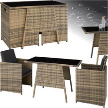 Bild für tectake Sitzgruppe Rattan Sitzgruppe, (Set, 3-tlg)