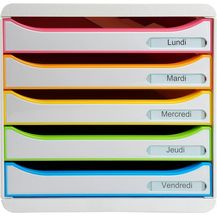 Bild für Exacompta Schubladenbox BIG-BOX PLUS 309913D 5 Schübe harlekin/weiß