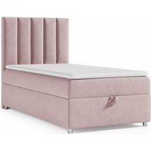 Bild für Best for Home Boxspringbett mit Bettkasten Trinity K-10 SINGLE Bonellfederkern inkl. 7 cm Topper (Einzelbett, Polsterbett gepolstertes Kopfteil, Jugendbett, Kinderbett versch. Größen, 70x200 80x200 90x200 100x200 cm)