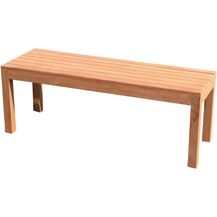 Bild für Gartenbank ohne Lehne 3-Sitzer 150 cm in Premium Teak