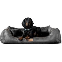 Bild für ALBERTO Orthopädisches Hundebett in Lederoptik