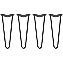 Bild für 4 x 35.5cm Hairpin Tischbeine 2 Streben