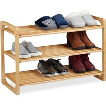 Bild für Schuhregal Bambus stapelbar