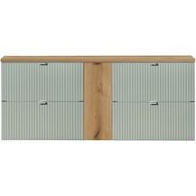 Bild für Lomadox Unterschrank NEWPORT-56-GREEN Waschtisch Doppelwaschtisch 120cm