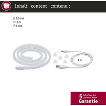 Bild für Paulmann 70562 Neon Colorflex USB Strip Orange 1m 4,5W 5V Orange/Weiß Kunststoff