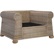 Bild für vidaXL Sessel mit Kissen Natur Rattan 283072