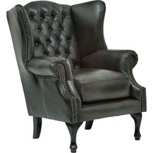 Bild für Eleganter Chesterfield Sessel Pittsfield in Antik Grün