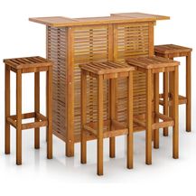 Bild für vidaXL 5-tlg. Gartenbar-Set Massivholz Akazie 3115997