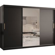 Bild für Kleiderschrank Kirtan Rotuni 2 250 (Farbe: Schwarz, Größe: 250 cm)