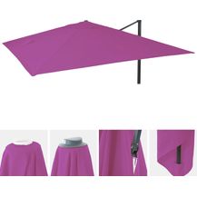 Bild für Ersatz-Bezug für Luxus-Ampelschirm HWC-A96, Sonnenschirmbezug Ersatzbezug, 3x3m (Ø4,24m)