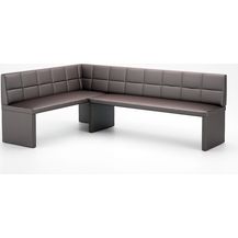 Bild für Eckbank Bank Küchenbank -Ruth XL / R -Kunstleder Braun 196 x 142 cm