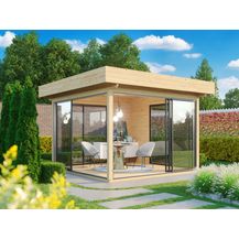 Bild für Fjordholz Glaspavillon Alu 44 B Kiefer