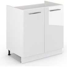 Bild für Spülenunterschrank Fame-Line Weiß Hochglanz 80 cm ohne Arbeitsplatte Vicco