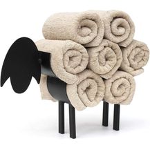 Bild für DanDiBo Handtuchhalter Stehend Schwarz Schaf Handtuchregal Gäste Bad Gästehandtuchhalter