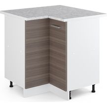 Bild für Eckschrank für Hausrat R-Line Grau 75.6 cm mit Tür
