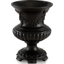 Bild für Casa Padrino Barock Vase Mattschwarz Ø 21 x H. 29 cm