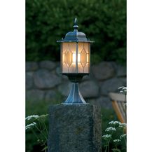 Bild für KONSTSMIDE No. 7246-759 Aussensockelleuchte Milano Alu Schwarz Silber IP43