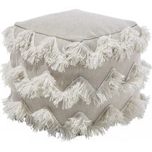 Bild für Pouf beige 44x45 cm NASHIK