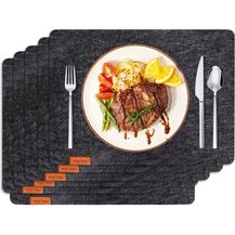 Bild für wortek Platzset Tischset 4-teilig Platzset aus Filz Platzdeckchen, (Set, 6-St, 6)