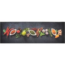 Bild für vidaXL Küchenteppich Waschbar Gewürze 60x180 cm Samt 136541