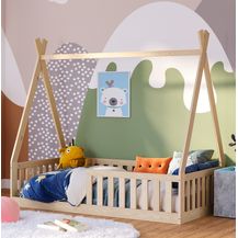 Bild für Bellabino 'Tajo' Tipi-Bodenbett inkl. Lattenrost