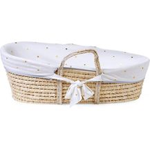 Bild für CHILDHOME Moseskorb mit Matratze und Bezug Natur Golden