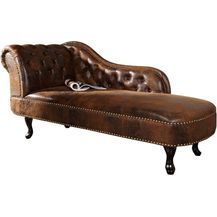 Bild für riess-ambiente Recamiere CHESTERFIELD 170cm antik braun