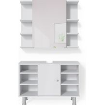 Bild für Badmöbel-Set Fynn Weiß 2 Teile