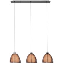 Bild für BRILLIANT Lampe Relax Pendelleuchte 3flg bronze/chrom 