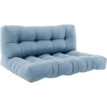Bild für Vicco Palettenkissen Set Sitzkissen + Rückenkissen 15cm hoch Palettenmöbel Flocke eisblau